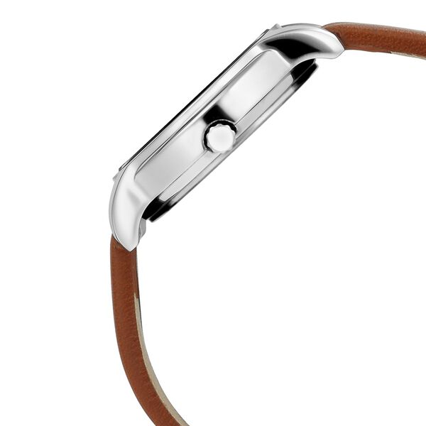 Titan Workwear White Dial Women Watch With Leather Strap - image number 2