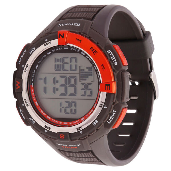 SF Digital Dial Plastic Strap Watch for Men - image number 1