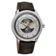 Titan Stellar Analog with Dual Moon Phase and Silver Dial Brown Leather Strap Watch for Men - image number 2