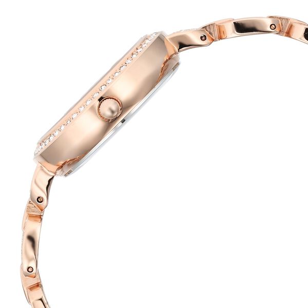 Titan Raga Showstopper Quartz Analog Mother Of Pearl Dial Rose Gold Metal Strap Watch For Women - image number 4