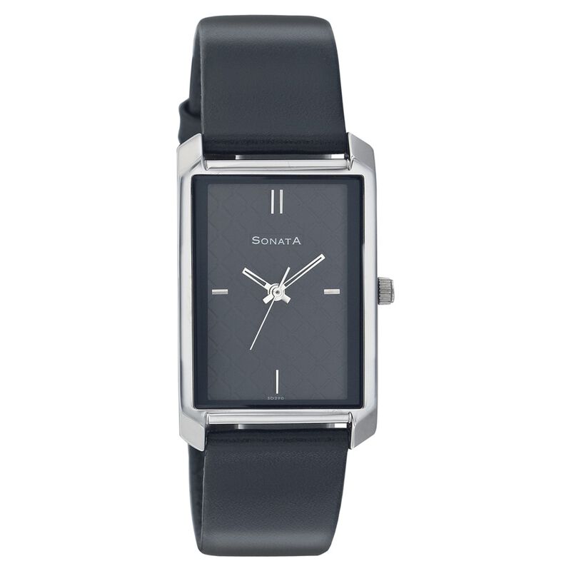 Sonata Quartz Analog Blue Dial Strap Watch for Men