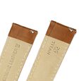 20 mm Tan Genuine Leather Strap for Men - image number 4