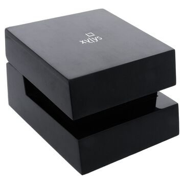 Xylys Swiss Chronograph Silver Titanium Strap and Black Dial Watch For Men