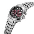Ducati Quartz Chronograph Black Dial Silver Stainless Steel Strap Watch For Men - image number 1