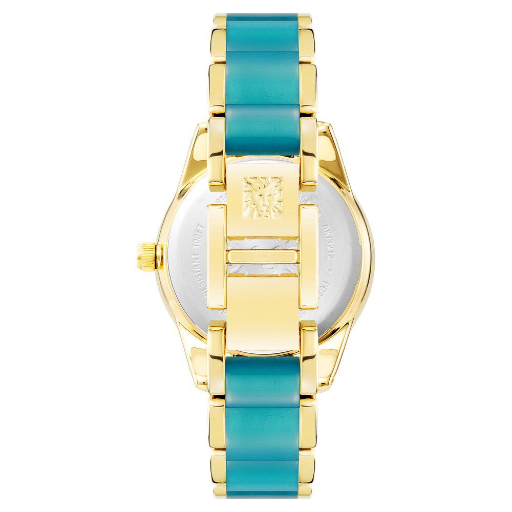 Buy Online Anne Klein Quartz Analog Teal Dial Teal Metal