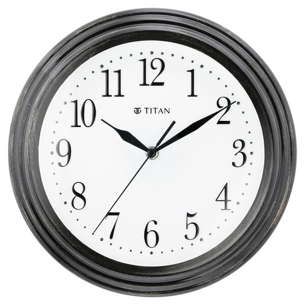 Titan Classic White Wall Clock with Silent Sweep Technology - 30 cm x 30 cm (Medium) - image number 0
