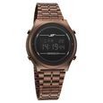 SF CirQle Digital Dial Rose Gold Stainless Steel Strap Watch For Men