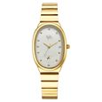 Vyb Enigma By Fastrack Quartz Analog Mother of Pearl Dial Golden Metal Strap Watch For Girls - image number 1