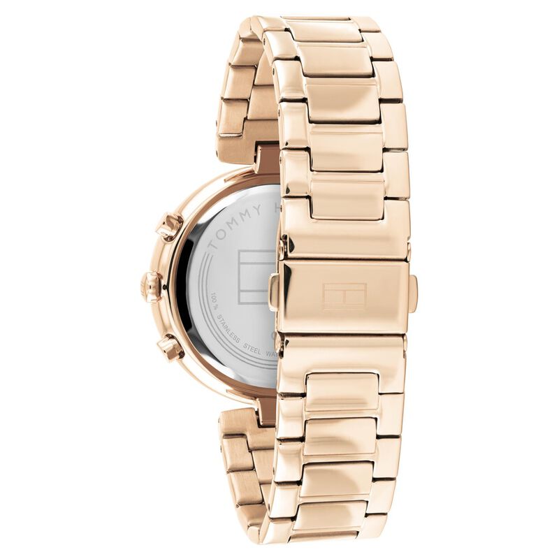 Tommy Hilfiger Quartz Multifunction Pink Dial Stainless Steel Strap Watch for Women - image number 2