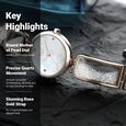 Titan Raga Cocktails Mother of Pearl Dial Analog Metal Strap Watch for Women - image number 2