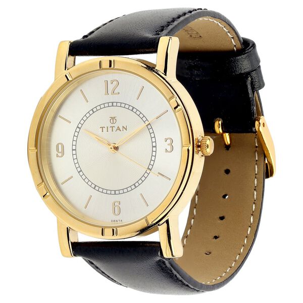 Titan Quartz Analog Silver Dial Watch for Men - image number 1