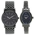 Sonata Quartz Analog White Dial Stainless Steel Strap Watch for Couple