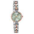 Women's Vintage style pastel green dial Bracelet Watch - image number 1