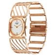 Titan Raga Ethereal Quartz Analog White Mother Of Pearl Dial Rose Gold Stainless Steel Strap Watch For Women - image number 4