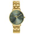 Poze By Sonata Quartz Analog green&nbsp;Dial Golden Stainless Steel Strap Watch For Women - image number 1