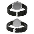 Titan Analog with Day and Date Silver Dial Leather Strap watch for Couple - image number 3