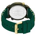 Police Quartz Analog Black Dial Green Colour Silicone Strap Watch For Men - image number 2