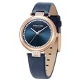 Kenneth Cole Quartz Analog Blue Dial Blue Leather Strap Watch for Women - image number 1