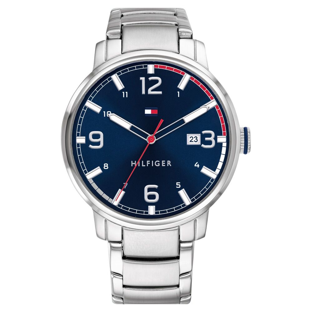 Tommy hilfiger analog blue dial men's watch 2025