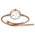 Titan Raga Spotlight Quartz Analog White Dial Rose Gold Metal Strap Watch For Women - image number 5