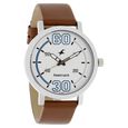 Fastrack Fundamentals Quartz Analog White Dial Leather Strap Watch for Guys - image number 1