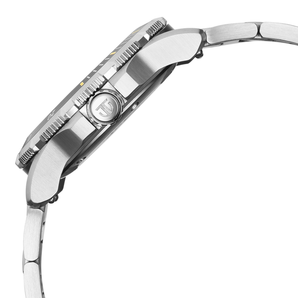 Titan Zero Hour Diver's 100m Analog with Black Dial Silver Stainless Steel Strap Watch for Men - image number 3