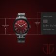 Titan Wrist Wit Quartz Analog Brown Dial Stainless Steel Strap Watch for Men - image number 2