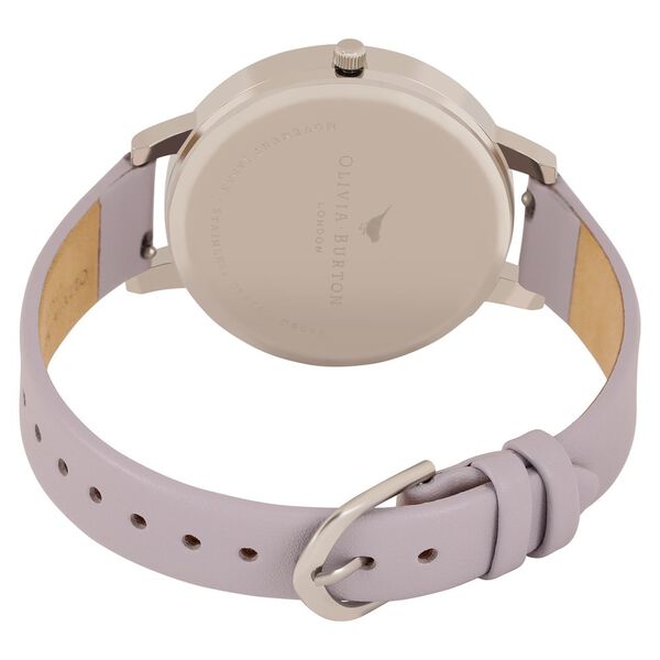 Olivia Burton Quartz Analog White Dial Leather Strap Watch for Women - image number 4