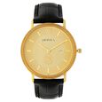 Titan Nebula Vintage 18k Gold Analog Leather Strap Watch for Men - image number 0