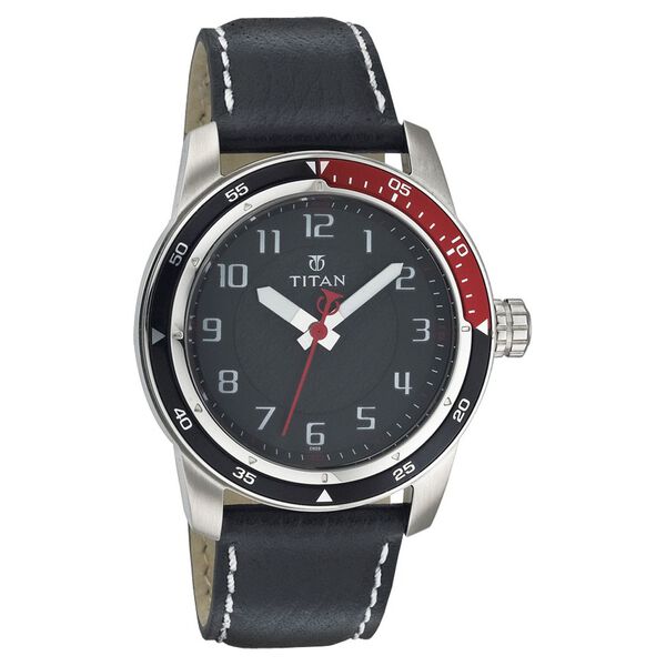 Titan Quartz Analog Black Dial Watch for Men - image number 0