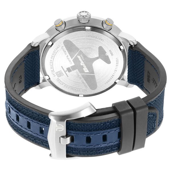 Titan Octane Aerobatics Silver Dial Chronograph Nylon Strap watch for Men - image number 4