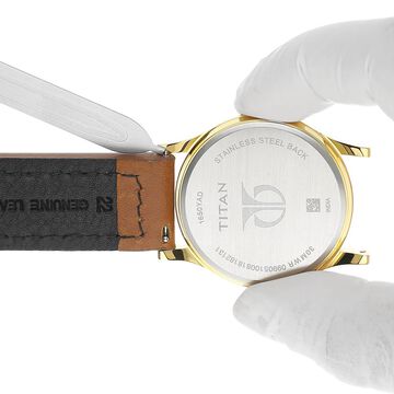 22 mm Brown Genuine Leather Straps for Men