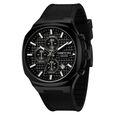 Kenneth Cole Quartz Chronograph Black Dial Black Silicone Strap Watch For Men - image number 1