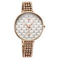 Vyb Iconique By Fastrack Quartz Analog White Dial Metal Strap Watch For Girls - image number 1