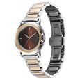 Titan Workmode Quartz Analog Brown Dial Stainless Steel Strap Watch For Women - image number 2