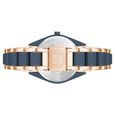 Anne Klein Quartz Analog Blue Dial Rose Gold Plastic Strap Watch For Women - image number 2