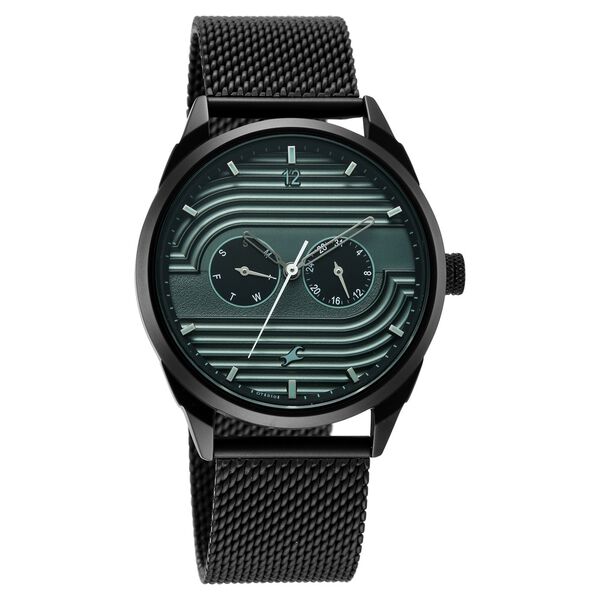 Fastrack 2X Edit Emerald Green Dial Interchangeable Strap Watch for Guys - image number 2