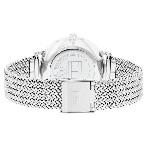 Tommy Hilfiger Multifunction Silver Round Dial Silver Stainless Steel Strap Watch For Women - image number 2