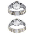 Sonata Wedding Edit Quartz Analog with Date Silver Dial Stainless Steel Strap Watch For Pair - image number 5