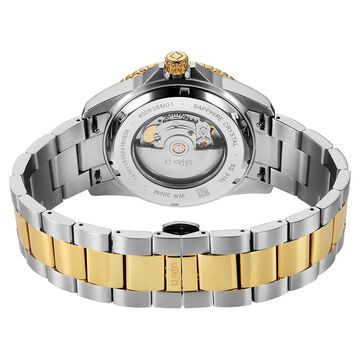 Xylys Automatic Analog with Date Black Dial Two Toned Stainless Steel Strap Watch For Men