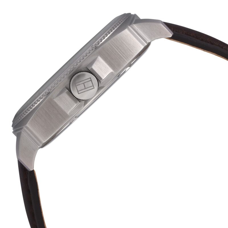Tommy Hilfiger Quartz Analog with Date White Dial Silicone Strap Watch for Men - image number 3