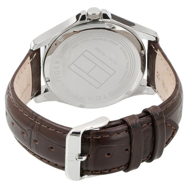Tommy Hilfiger Quartz Analog Blue Dial Leather Strap Watch for Men - image number 3