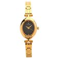 Titan Quartz Analog Champagne Dial Stainless Steel Strap Watch for Women
