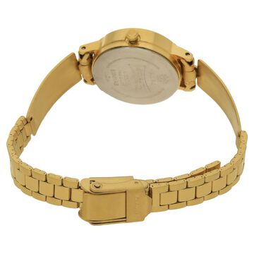 Sonata Quartz Analog White Dial Stainless Steel Strap Watch for Women