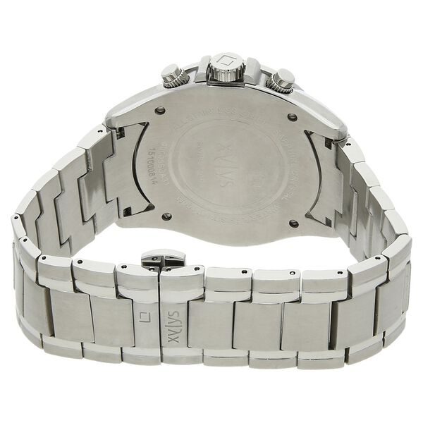 Xylys Swiss Chronograph Silver Stainless Steel Strap and Silver Dial Watch For Men - image number 3