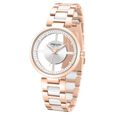 Kenneth Cole Quartz Analog Silver Dial Rose Gold Colour Ceramic Strap Watch For Women - image number 1