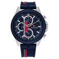 Tommy Hilfiger Quartz Multifunction Blue dial Silicone Strap Watch for Men - image number 0