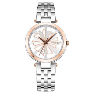 Kenneth Cole Quartz Analog White Dial Stainless Steel Strap Watch for Women