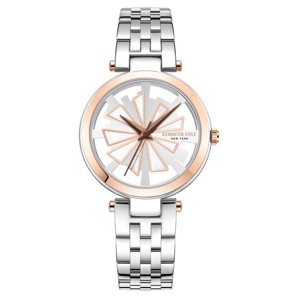 Kenneth Cole Quartz Analog White Dial Stainless Steel Strap Watch for Women - image number 0