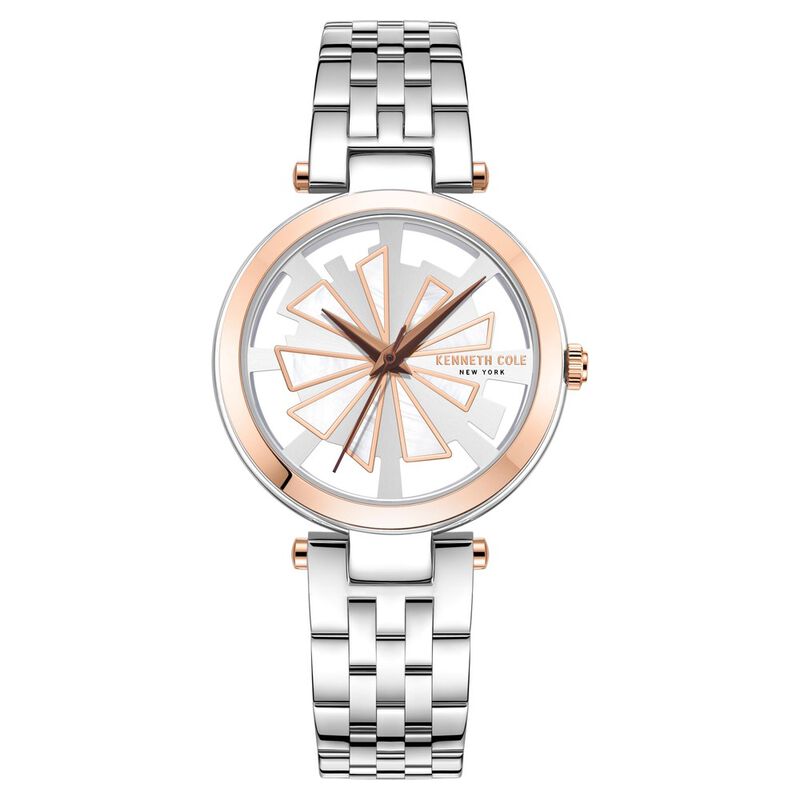 Kenneth Cole Quartz Analog White Dial Stainless Steel Strap Watch for Women